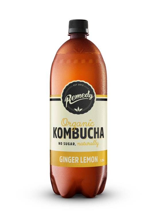 Remedy Organic Kombucha Ginger Lemon 1.25L