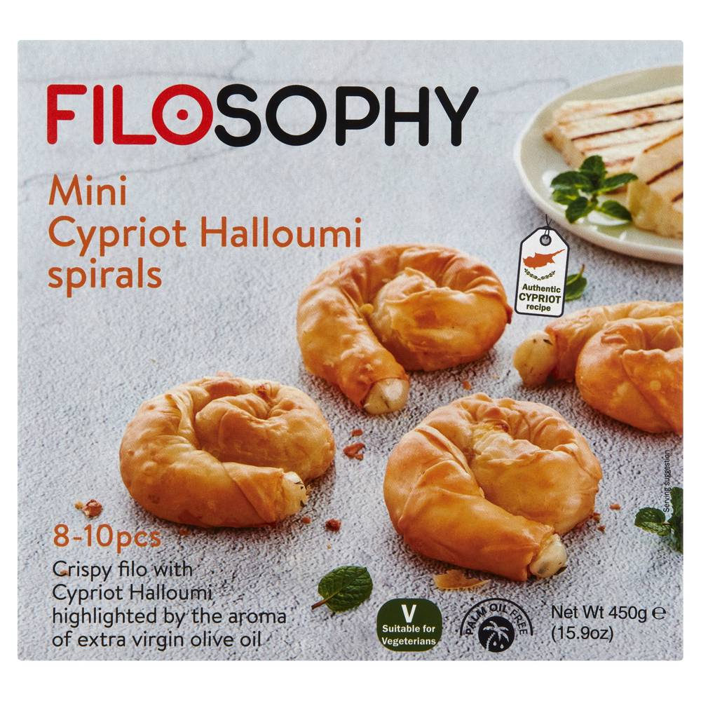 Filosophy Mini Cypriot Halloumi Spirals (450g)