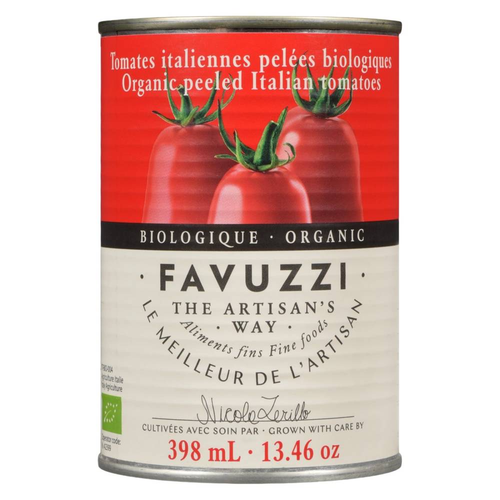 Favuzzi Organic Italian Peeled Tomatoes (398 ml)