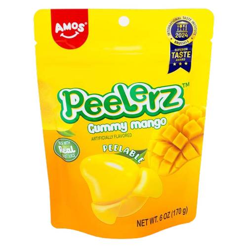 AMOS Peelerz Gummy, Mango (10 oz)