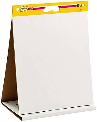 Post-It Notes Super Sticky Dry-Erase Tabletop Easel Pad Sheets (20 ct)