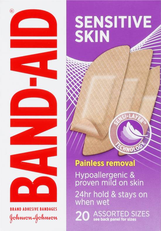 Band-Aid Sensitive Skin Bandages (20 ct )