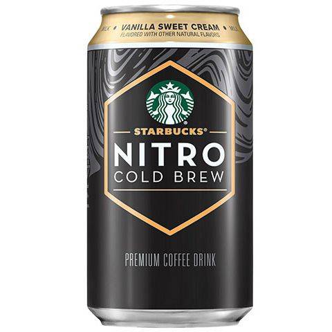 Starbucks Nitro Cold Brew Vanilla Sweet Cream 9.6oz