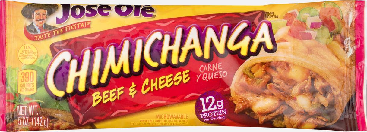 Jose Ole Beef & Cheese Chimichangas