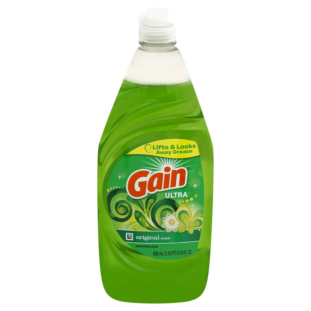 Gain Ultra Dishwashing Liquid Original Scent (21.6 fl oz)