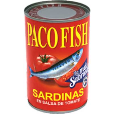 PACOFISH Sardinas Tall En Tomate 15oz