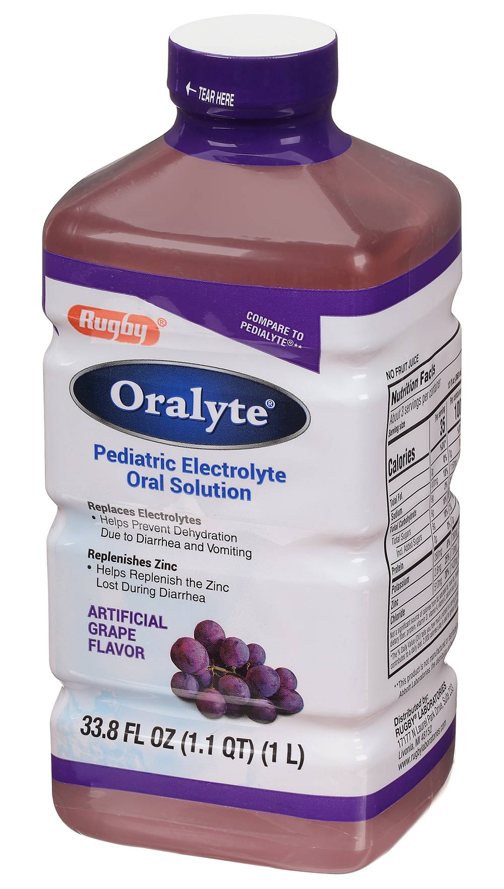 Rugby Oralyte Pediatric Electrolyte Oral Solution Delivery