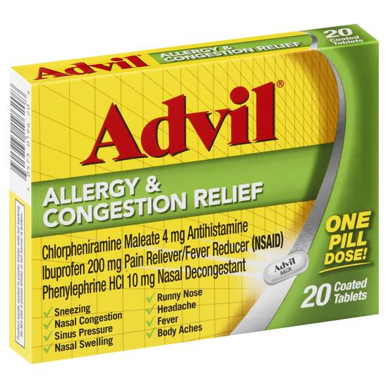 Advil Chlorpheniramine Maleate 4 mg Tablets