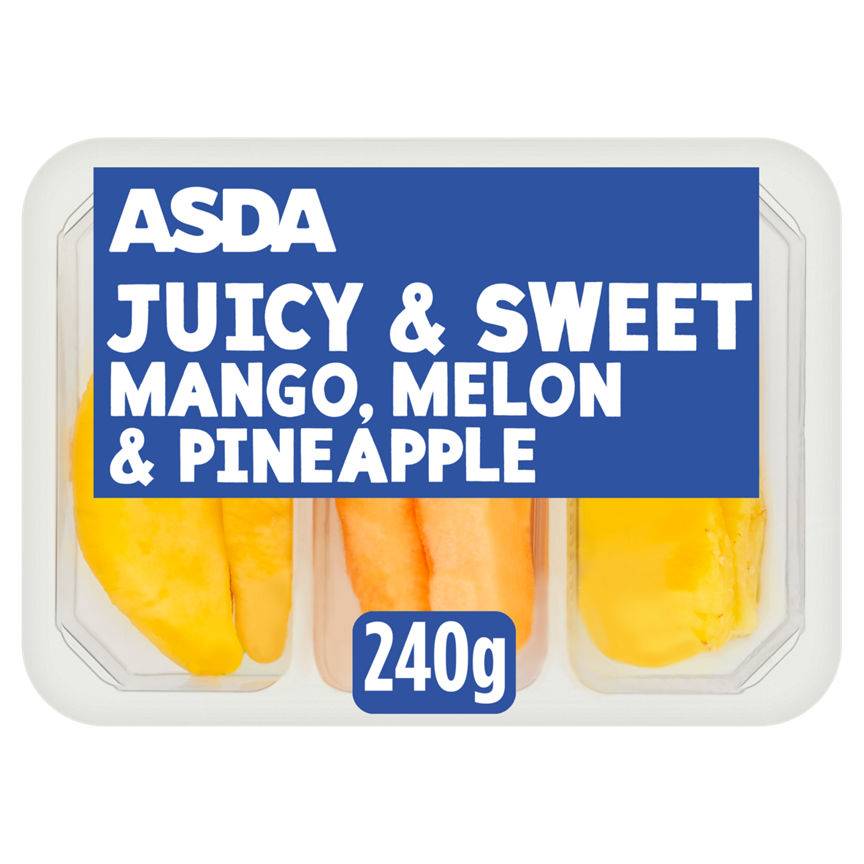 Asda Mango Melon & Pineapple Mini Platter 240g