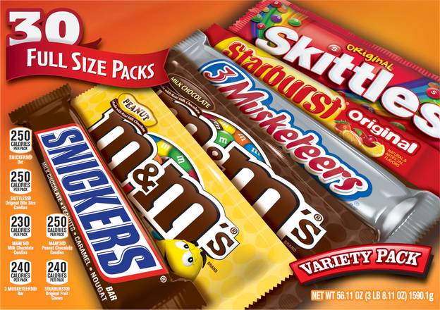 1.2kg M&M's Peanut, Crunchy & Chocolate Mix (3 Packs of 400g) M&M's Explore  a world of possibilities by browsing our wide selection