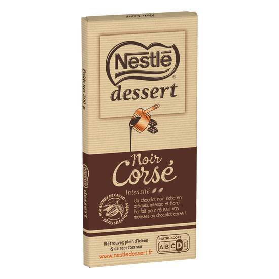 Nestlé - Dessert chocolat noir corsé à patisser