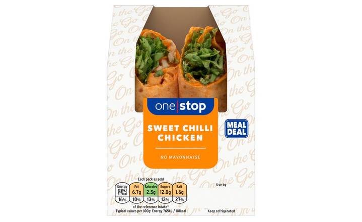 One Stop Sweet Chilli Chicken Wrap (394392)