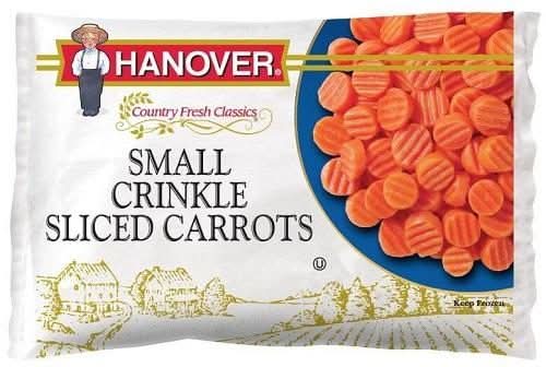 Hanover Small Crinkle Sliced Carrots