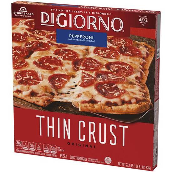 DIGIORNO Thin Crust Pepperoni