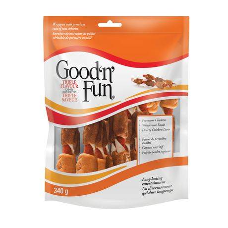 Good 'n' Fun Triple Flavour Dog Kabobs (340 g)