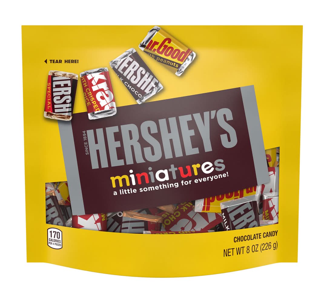 Hershey's Miniatures Assorted Chocolate Candy (8 oz)