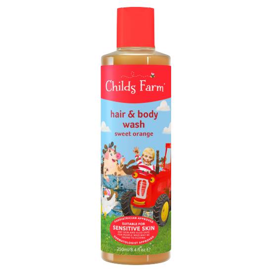 Childs Farm Hair & Body Wash, Sweet Orange 250ml
