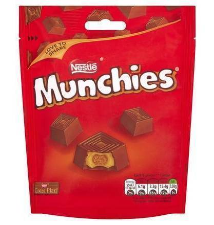 Munchies Milk Chocolate & Caramel Sharing Bag 104g