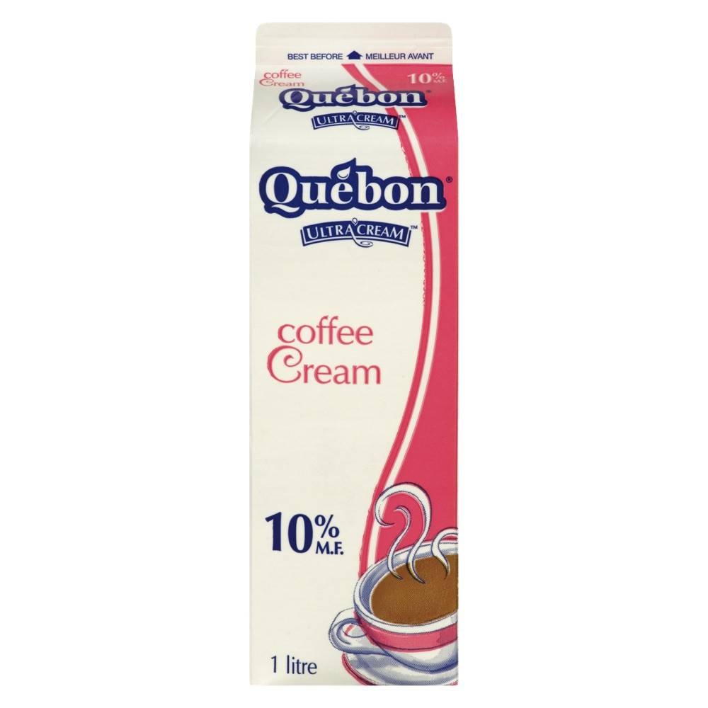 Québon crème à café 10% - coffee cream 10% (1 l)