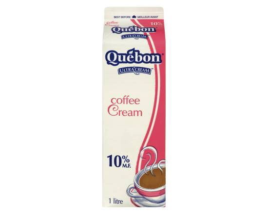 Québon · Crème à café 10% - Coffee cream 10% (1 L)