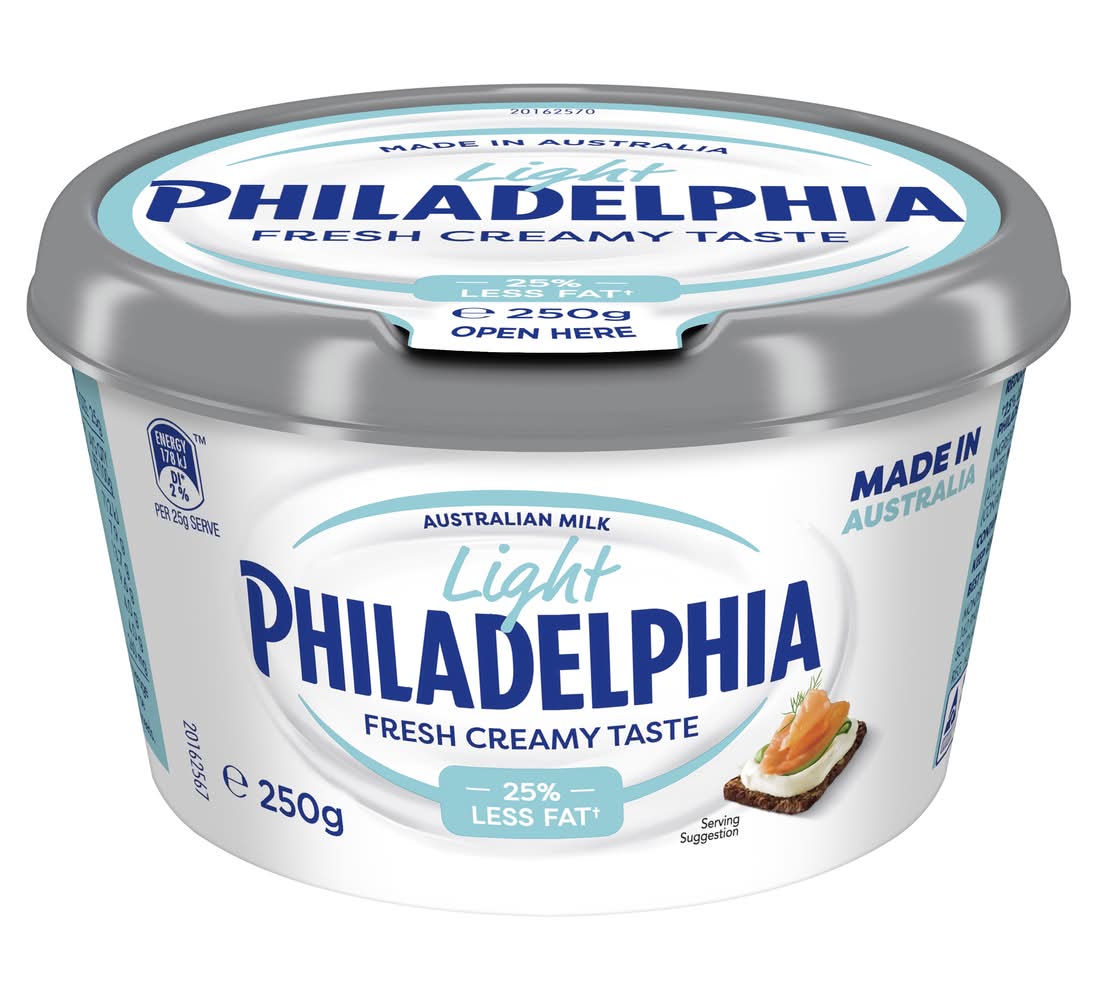 Philadelphia Fresh Cream Cheese, Light (250g)