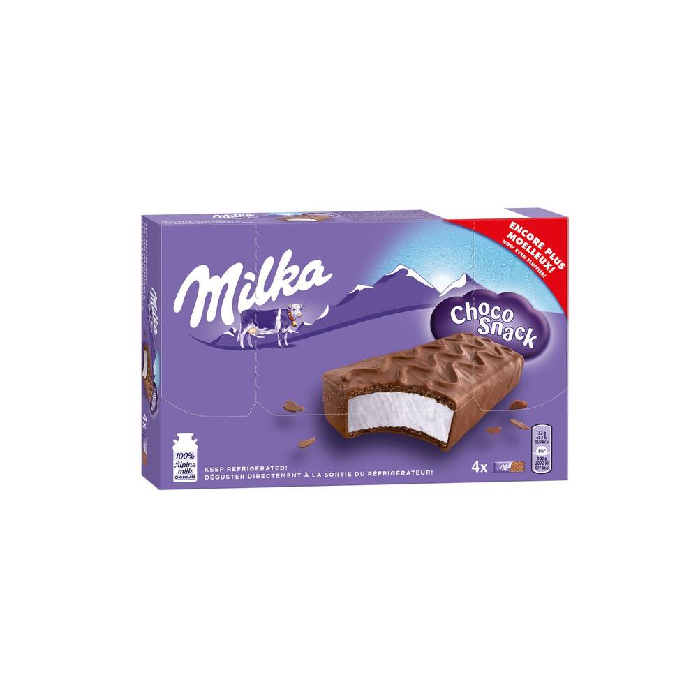 Milka - Barre chocolatée  (4 pièces)