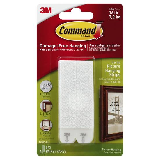 Command Large Picture Hanging Strips (4 ct)