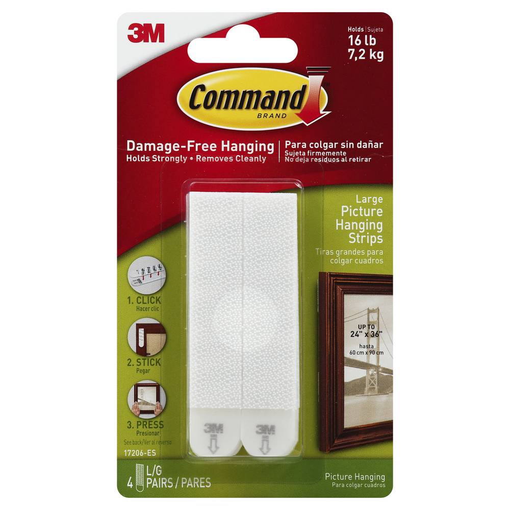 Command Large Picture Hanging Strips