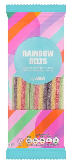 ASDA Rainbow Belt Fruit Snacks (50g)