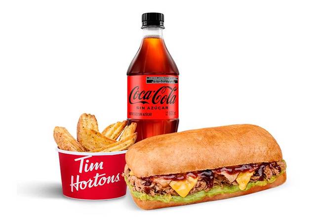 Combo Avocado BBQ Beef + Coca Cola