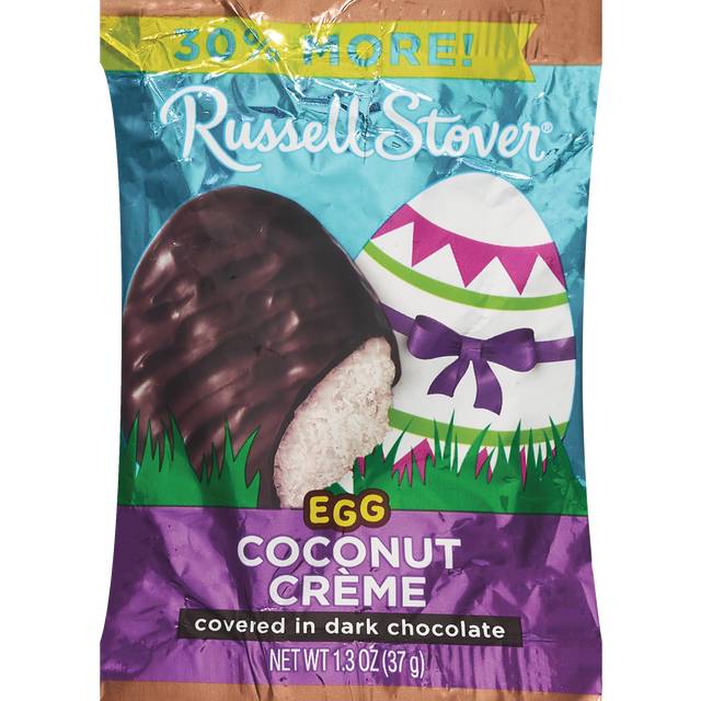 Russell Stover Coconut Cream Egg, 1.3 oz