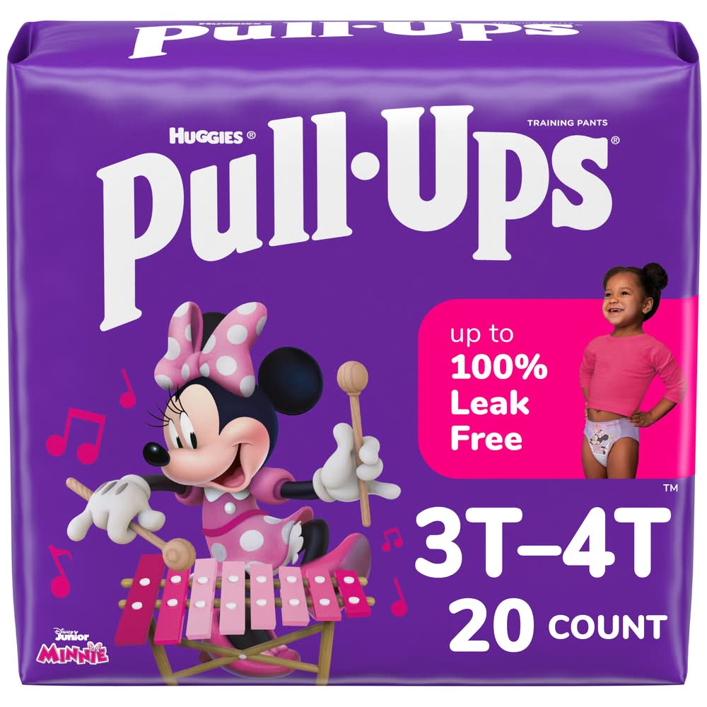 Huggies Pull-Ups Disney Junior Minnie Training Pants, 3T-4T (1.5 lbs, 20 ct)
