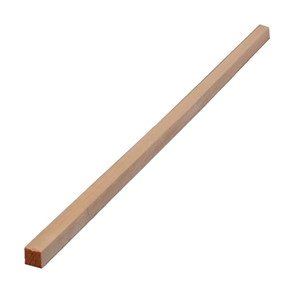 Alexandria Moulding Square Hardwood Dowel 3/8 In. D X 36 In. L 1 Pk Orange