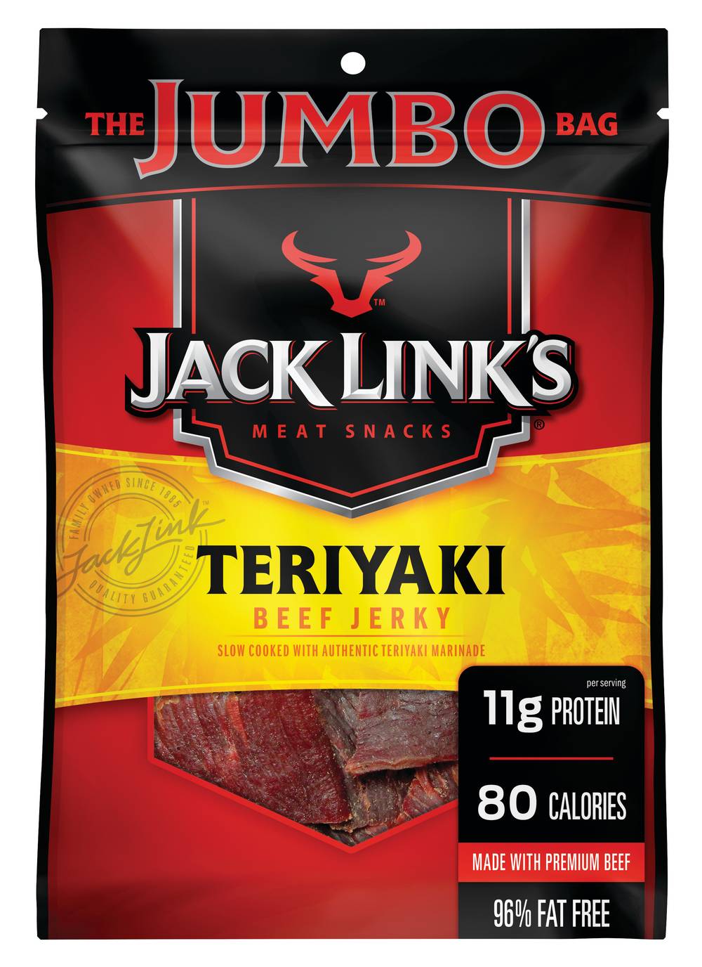 Jack Link's Teriyaki Beef Jerky Jumbo Size (5.85 oz)