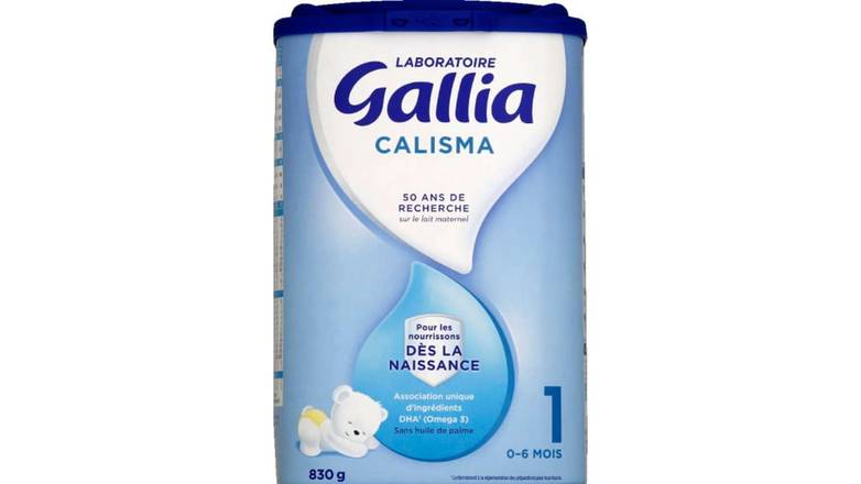 GALLIA Calisma 1er âge de 0 à 6 mois 830g