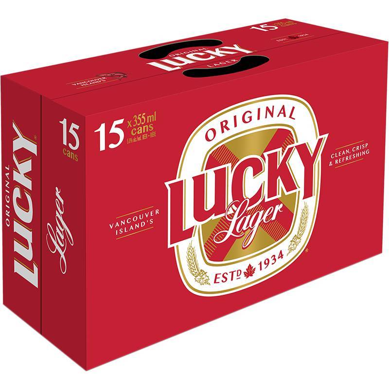 Lucky Lager (15 Cans)