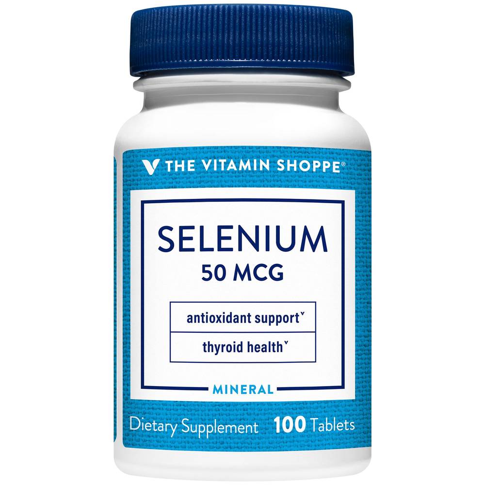 The Vitamin Shoppe Selenium Mineral Tablets (100 ct)