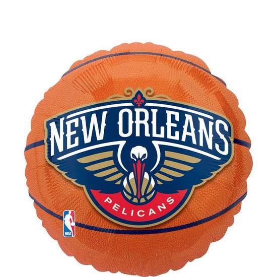 Uninflated New Orleans Pelicans Balloon - Basketball