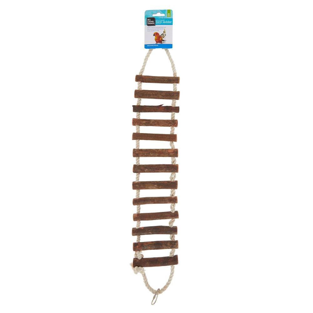 All Living Things® Natural Wood Ladder (Color: Assorted, Size: 18\"L X 4\"W)