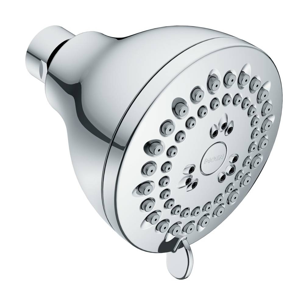 Moen Adler 4.0 -Spray Chrome 3.5-in Round Fixed Shower Head 2.5 GPM | 23026