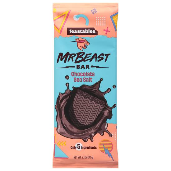 Feastables Chocolate Sea Salt Mr Beast Bar