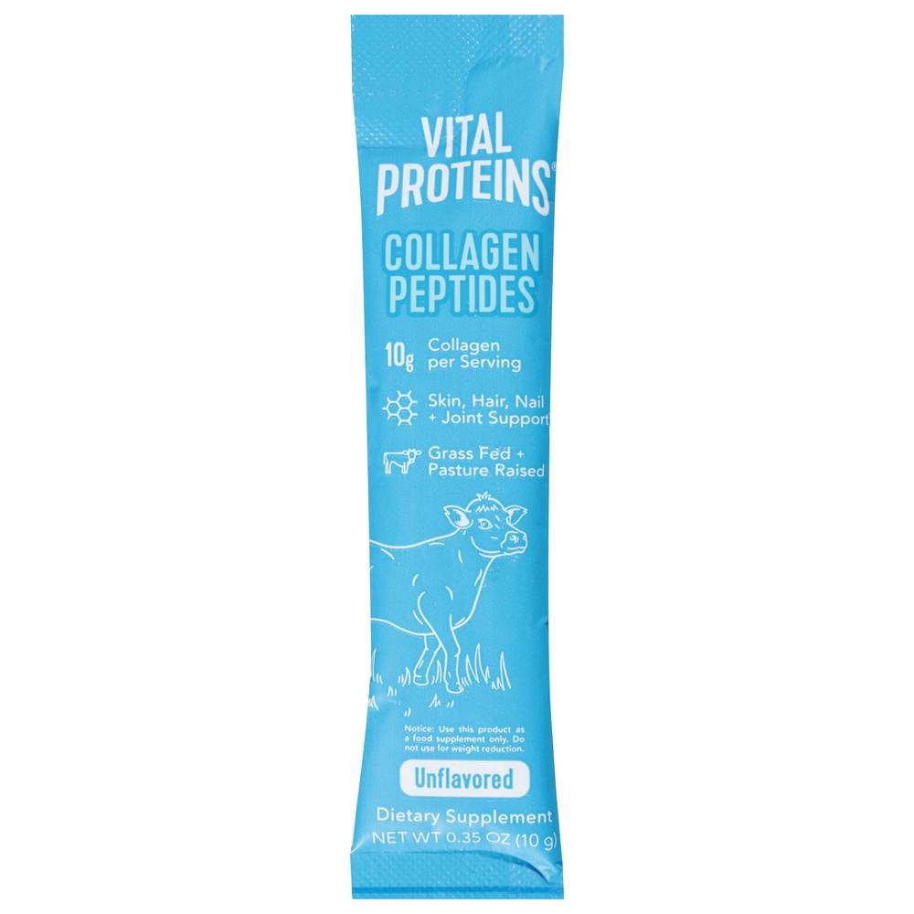 Vital Proteins Unflavored 10g Collagen Peptides (0.4 oz)