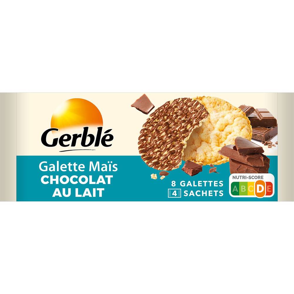 Gerblé - Galette maïs chocolat au lait