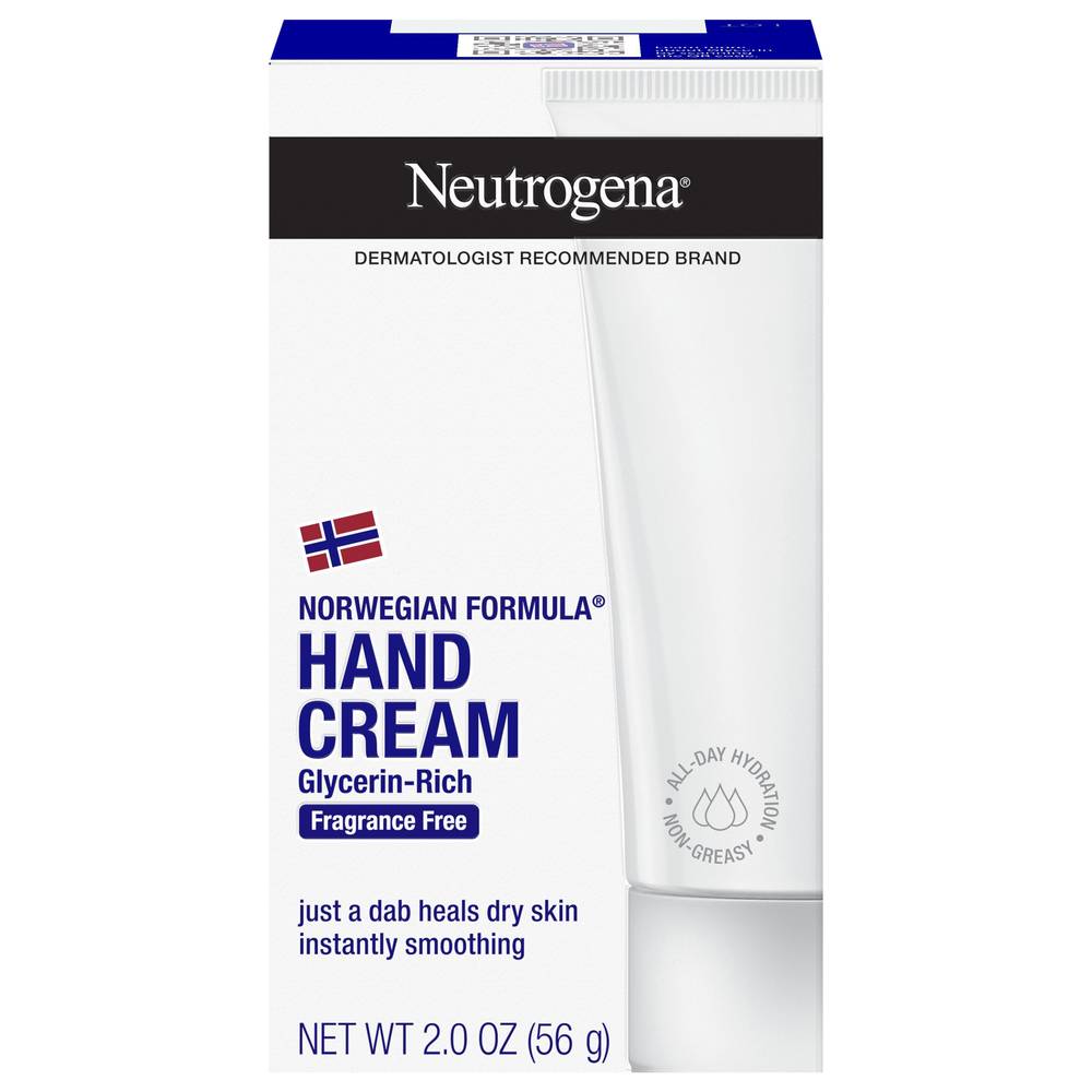 Neutrogena Norwegian Formula Fragrance-Free Hand Cream (2 oz)