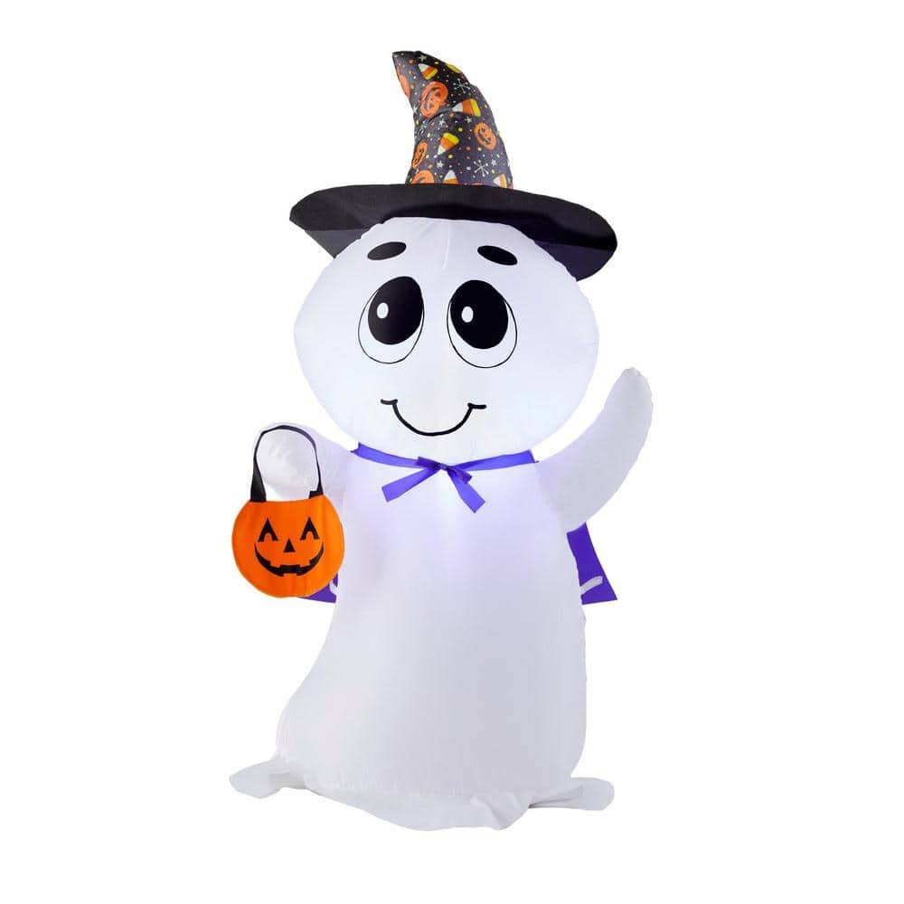 Home Accents Holiday 3.5 Ft. Led Ghost With Hat