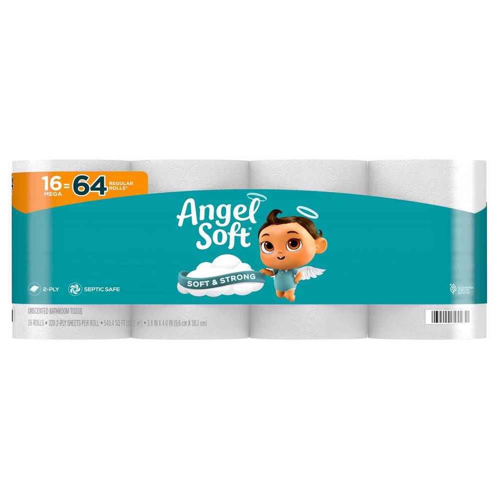 Angel Soft Toilet Paper Mega Rolls