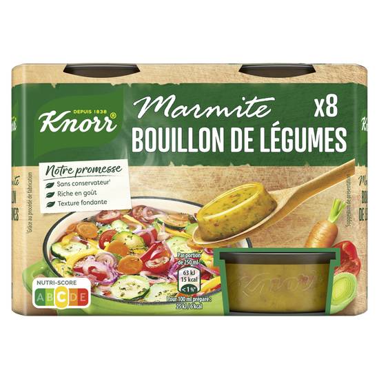 Knorr - Bouillon de légumes marmite (8 pièces)