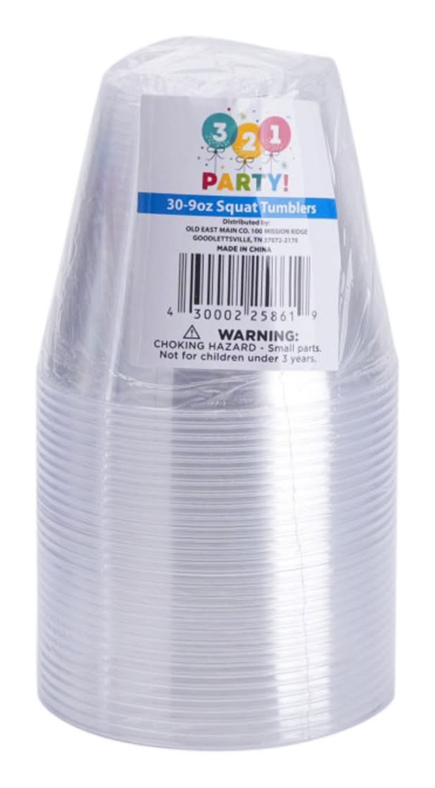 321 Party! Squat Tumblers 9 Oz 30 Ct