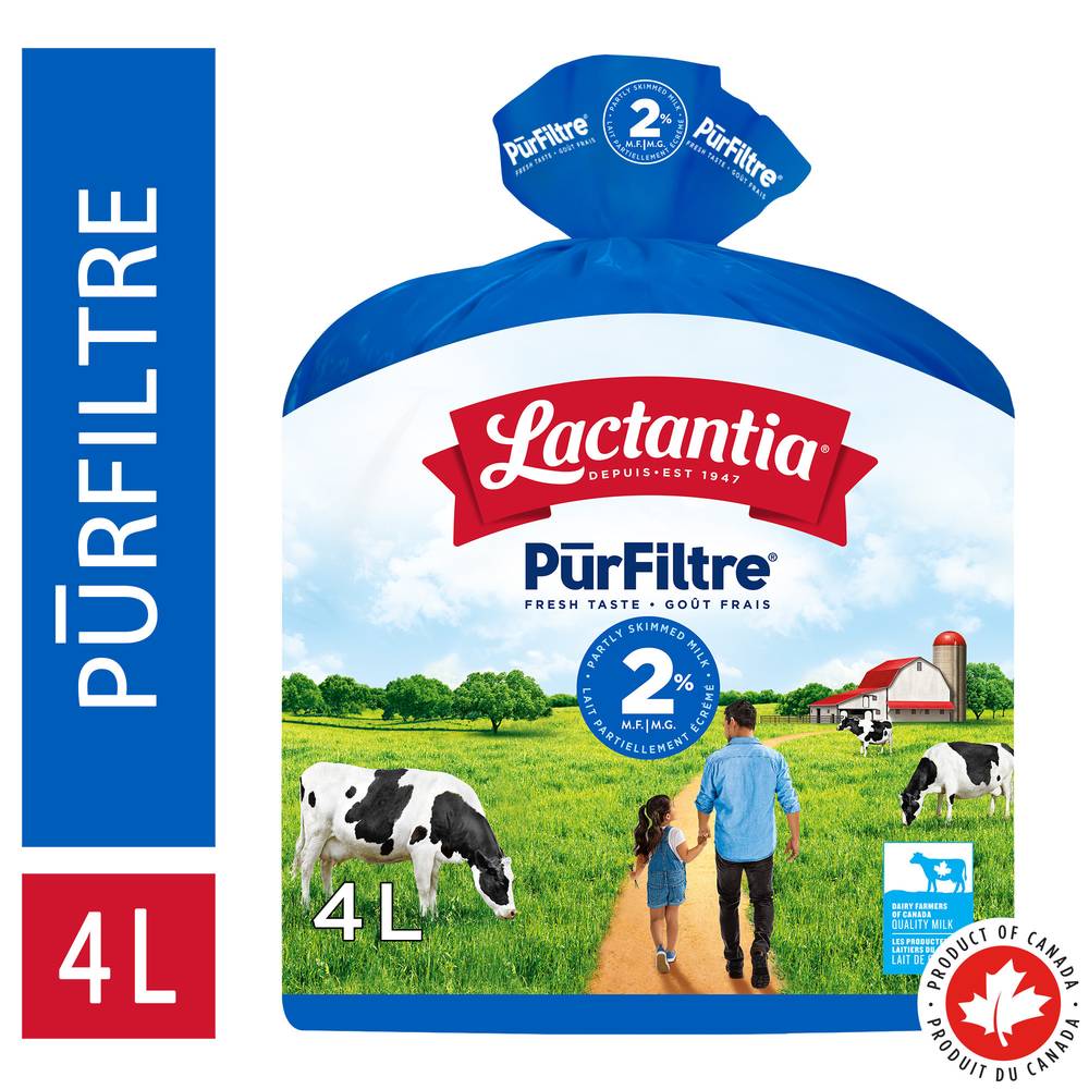 Lactantia Purfiltre Partly 2% Skimmed Milk (4 L)