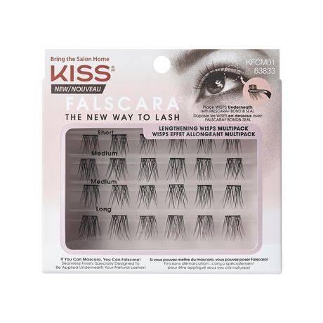 Kiss products inc faux-cils effet allongeant multi 01 - kiss false eyelash - wisp multi 01